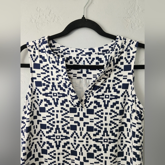 Southern Tide Performance Tennis/Golf Patterned Tank Dress XS - Picture 7 of 8